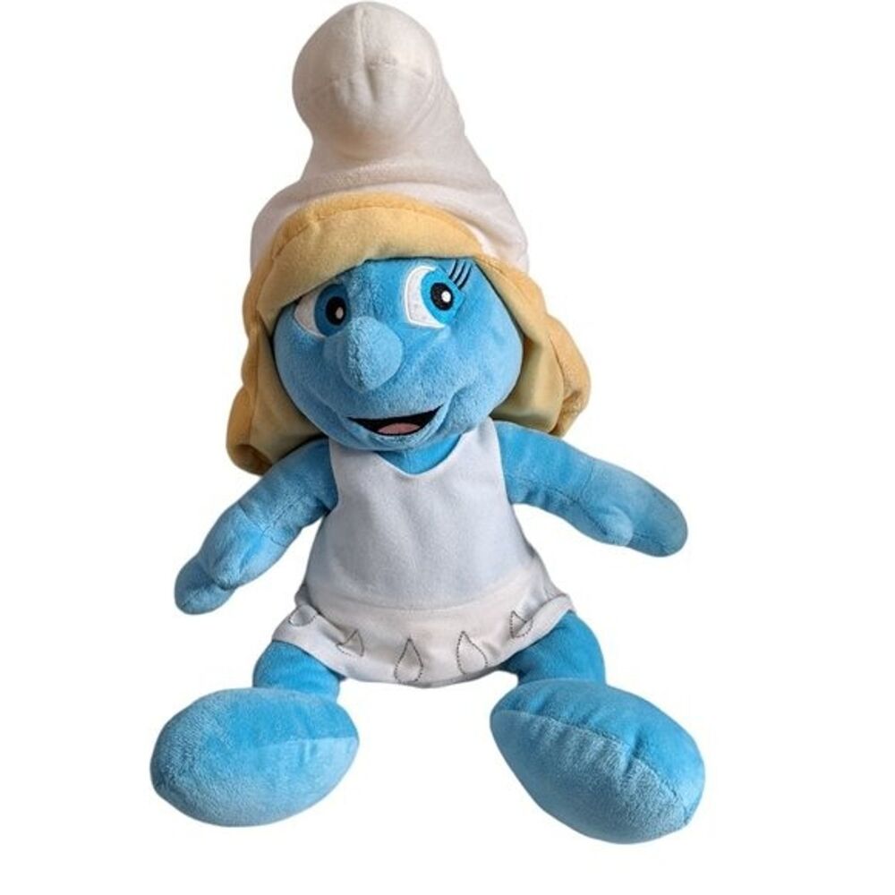 The Smurfs Build a Bear BAB Blue Smurfette Stuffed Plush Animal Toy Doll 18"